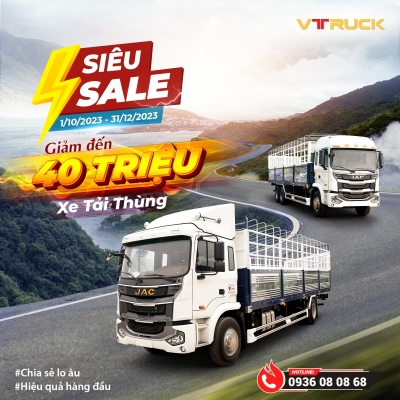 Mua xe tải thùng JAC cuối năm, hưởng ưu đãi cực sâu lên đến 40 triệu đồng