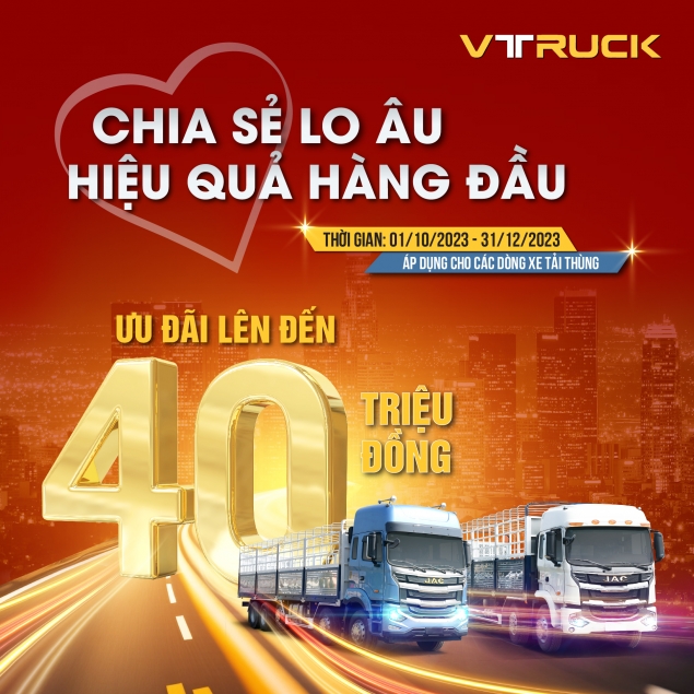 Chia sẻ lo âu - Hiệu quả hàng đầu: Ưu đãi giá xe tải thùng JAC lên đến 40 triệu đồng