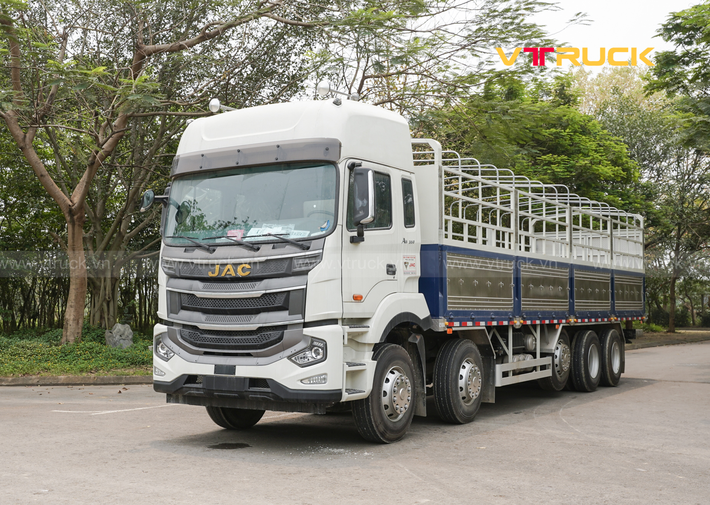 Xe Tải JAC A5 10x4 THÙNG MUI BẠT NK