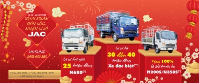 KHAI XUÂN ĐÓN LỘC NHẬN LÌ XÌ JAC