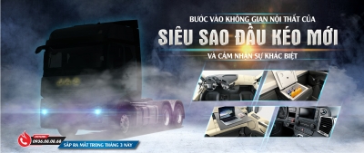 Bạn đang tìm kiếm cho mình 1 chiếc xe đầu kéo với động cơ mạnh mẽ cùng không gian cabin nội thất tiện nghi?