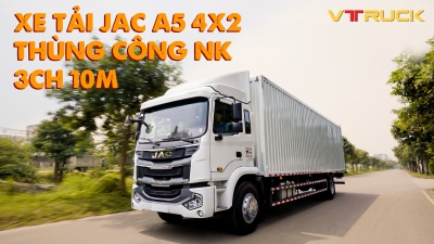 XE TẢI JAC A5 4x2THÙNG CÔNG 3CH 10M