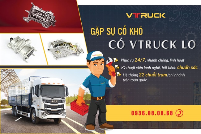 Vtruck - cung cấp dịch vụ sửa chữa xe tải uy tín, tin cậy