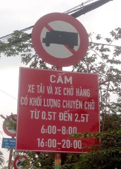 Khung giờ cấm tải ở Hà Nội và Tp Hồ Chí Minh, các tuyến đường cụ thể
