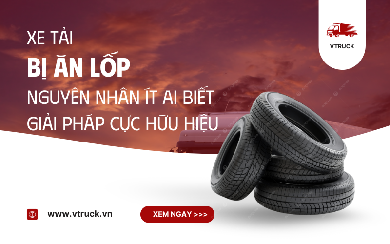 xe tải bị ăn lốp
