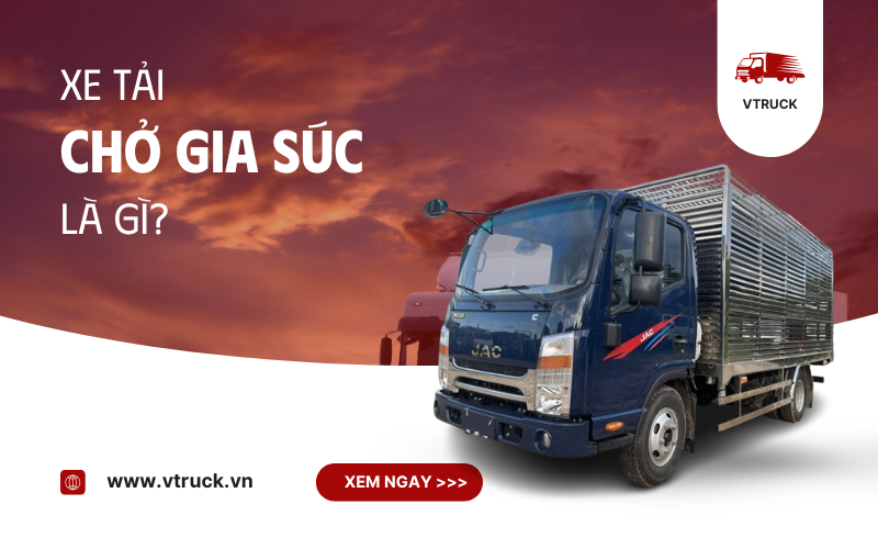Xe tải chở gia súc