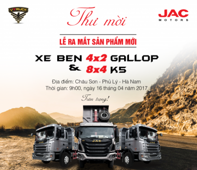 Launching of new products Ben K5 8 × 4 and Gallop 4 × 2 in Ha Nam