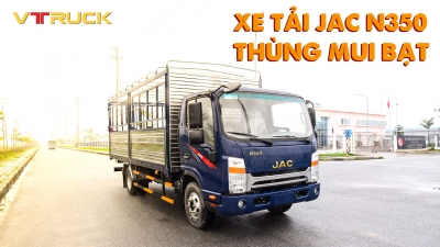 Xe tải JAC N350 thùng bạt 3T5