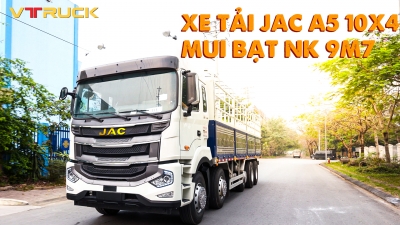 XE TẢI JAC A5 10X4 MUI BẠT NK 9M7